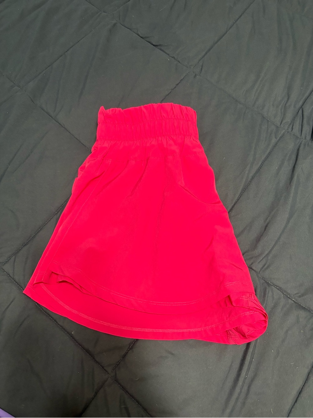 Women's Pink Athletic Tennis Skort with Elastic Waistband - Picture 4 of 7